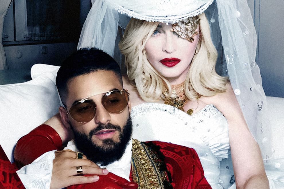 Madonna Maluma Press Shot Medellin Medellín